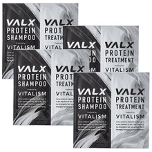 画像をギャラリービューアに読み込む, VALX プロテインシャンプー＆トリートメント トライアルパウチ4個セット